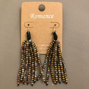Multi-Colored Beaded Earrings